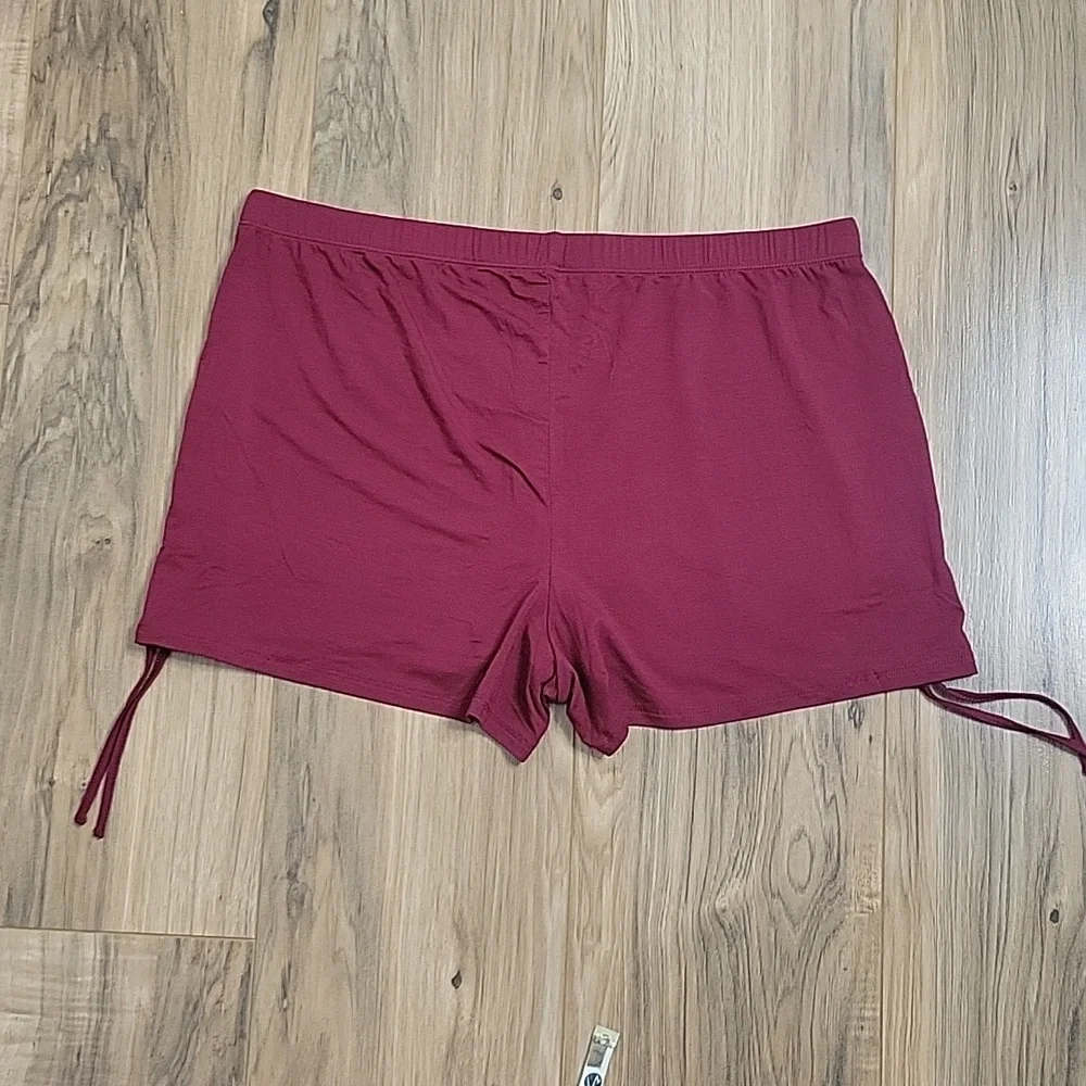 Adore Me Laura Dark Red Pajama Set